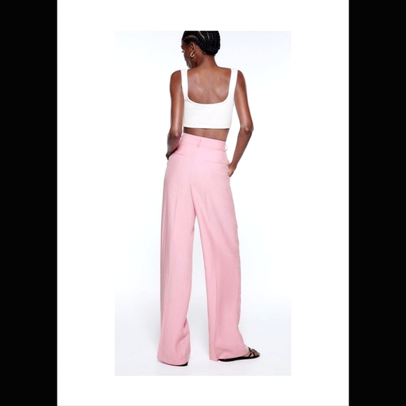 NWOT Zara Full Length Pants **SIZE SOLD OUT ONLINE** - Picture 2 of 8